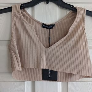 Light Brown Crop Top